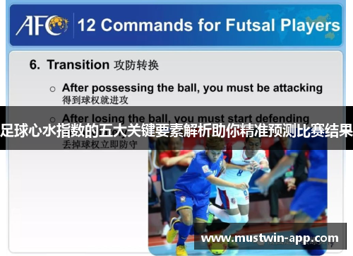 足球心水指数的五大关键要素解析助你精准预测比赛结果